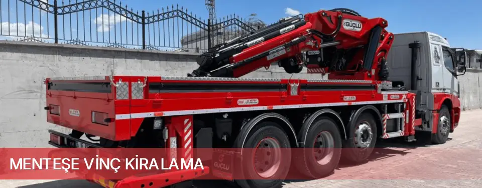 Menteşe İlçemi Vinç Kiralama